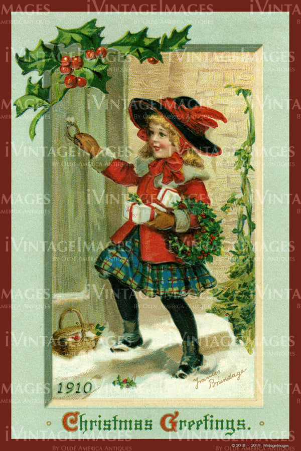 1910 Christmas Postcard - 012