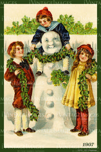 1907 Christmas Postcard - 023