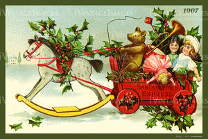 1907 Christmas Postcard - 037