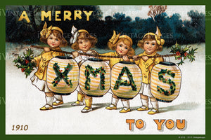 1910 Christmas Postcard - 043