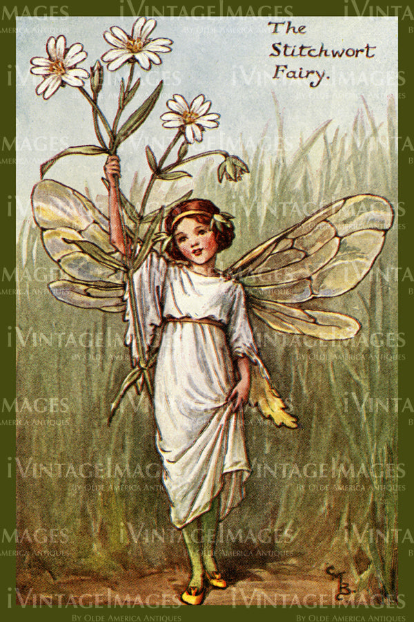 Cicely Barker 1923 - 8 - The Stitchwart Fairy