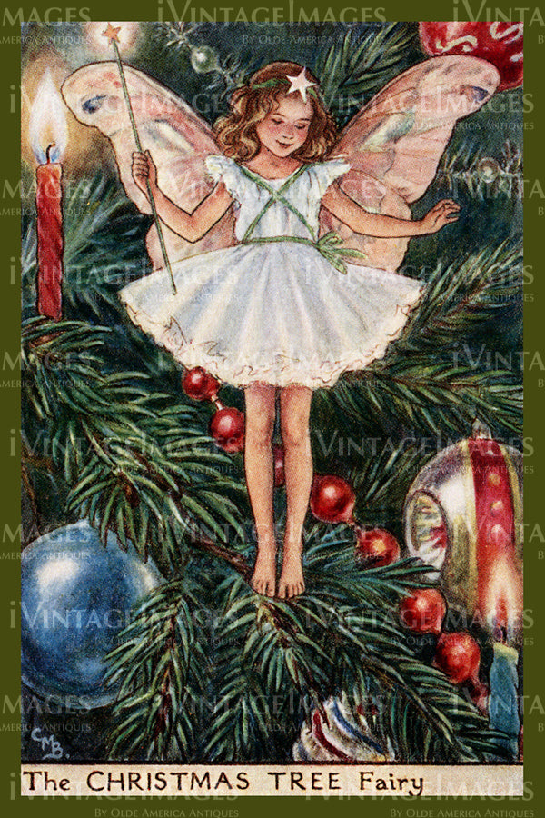 Cicely Barker 1923 - 9 - The Christmas Tree Fairy