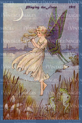 Hilda Miller Fairy 1915 - 2 - Playing the Flute