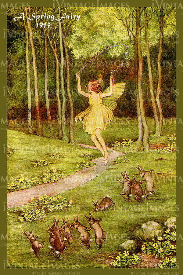 Outhwaite Fairy 1915 - 10 - A Spring Fairy