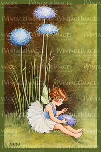Outhwaite Fairy 1934 - 19 - Fairy and Flower 3