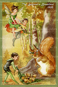 Rene Cloke Fairy - 17 - The Squirrels Breakfast