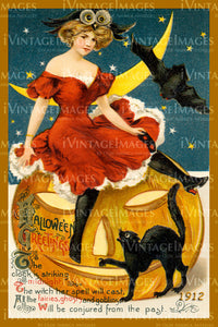 1910 Halloween Postcard - 08
