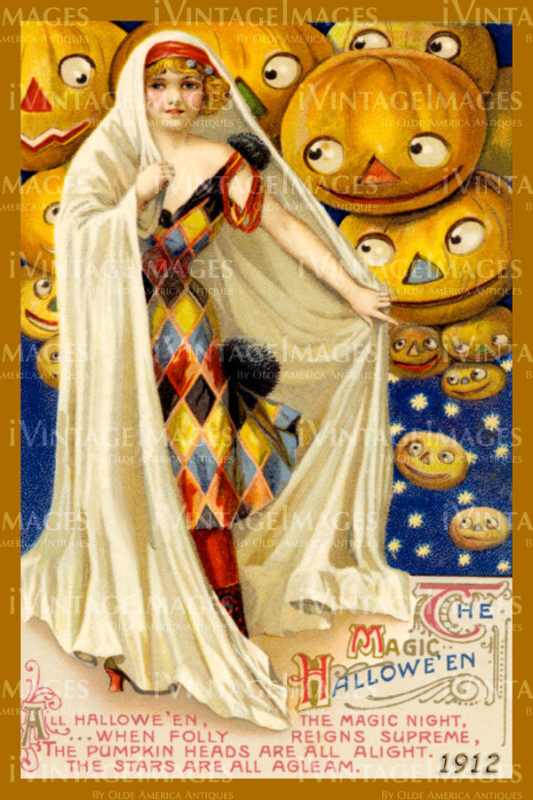 1912 Halloween Postcard - 09