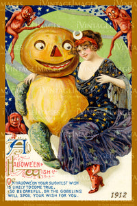 1912 Halloween Postcard - 10