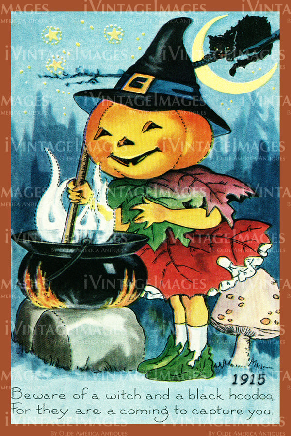 1915 Halloween Postcard - 17