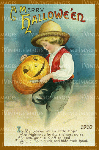 1910 Halloween Postcard - 34