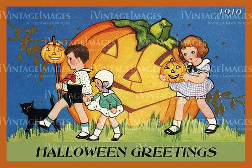 1910 Halloween Postcard - 37