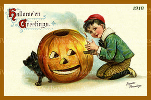 1910 Halloween Postcard - 42