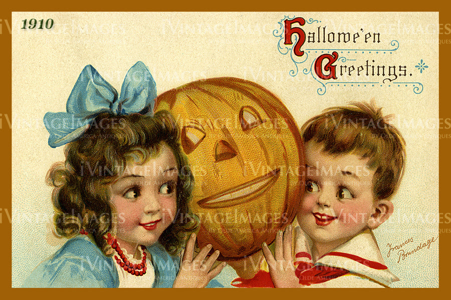 1910 Halloween Postcard - 44