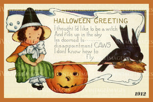 1912 Halloween Postcard - 49
