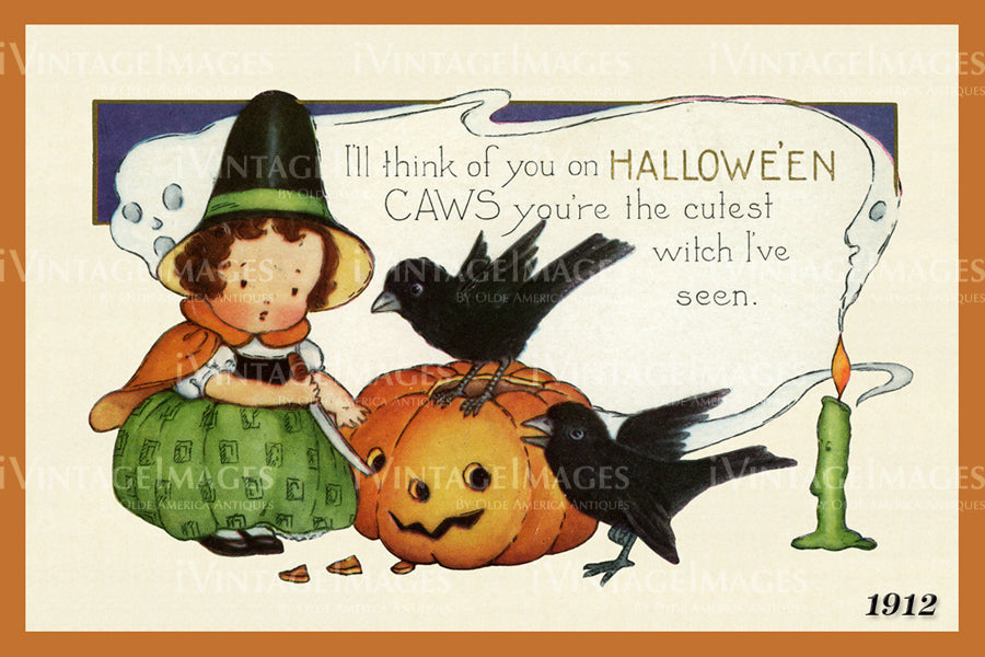 1912 Halloween Postcard - 51