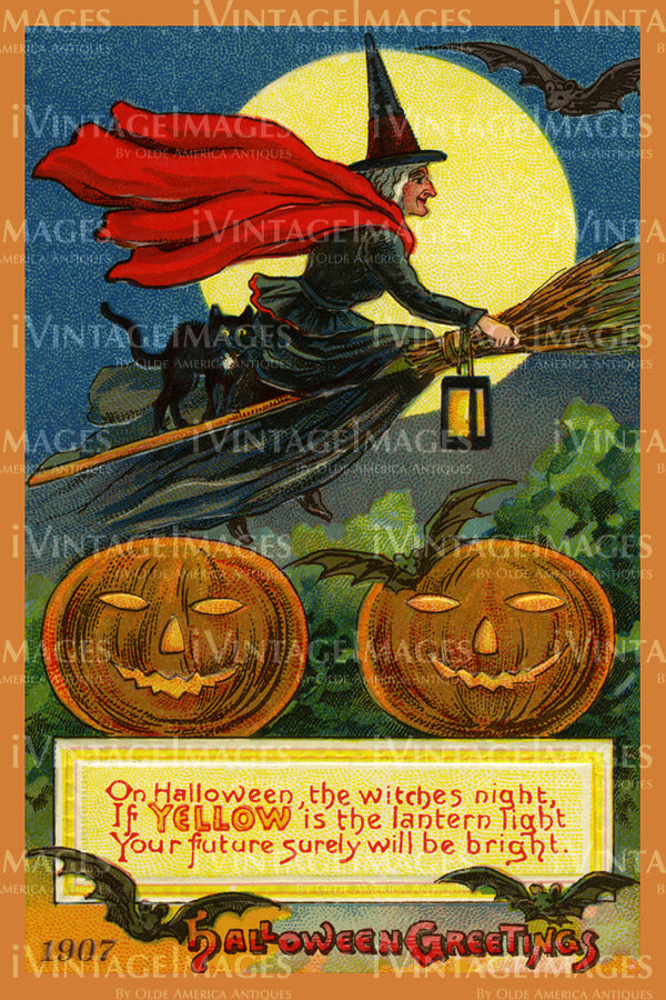 1907 Halloween Postcard 61 iVintageImages