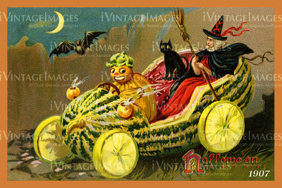 1907 Halloween Postcard - 62