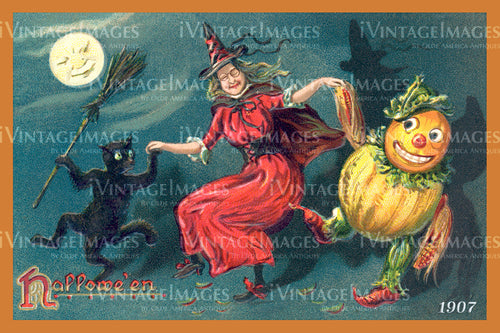 1907 Halloween Postcard - 63