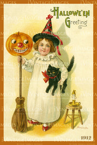 1912 Halloween Postcard - 77