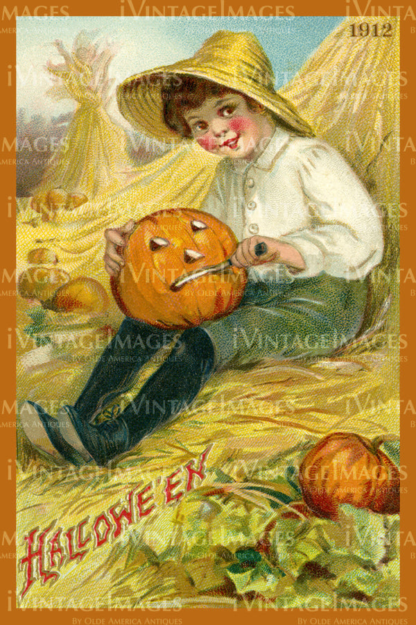 1912 Halloween Postcard - 79