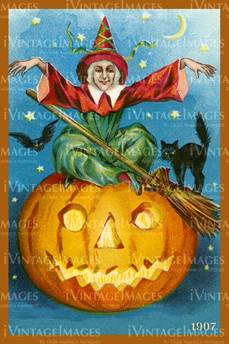 1907 Halloween Postcard - 90