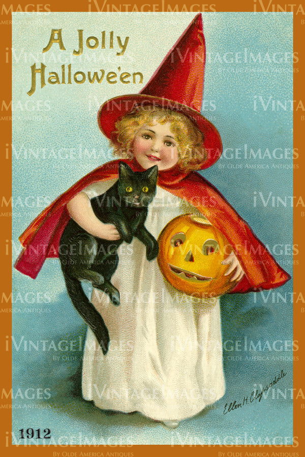 1912 Halloween Postcard - 93