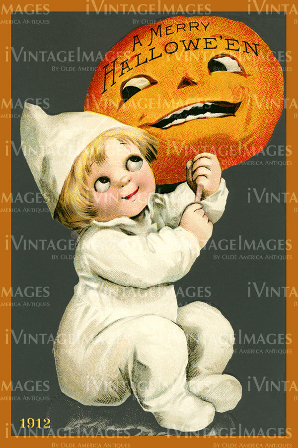 1912 Halloween Postcard - 100