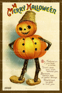 1910 Halloween Postcard - 102