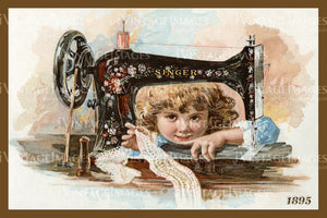 Sewing Trade Card 1895 - 7