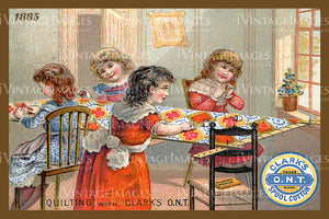 Sewing Trade Card 1885 - 8