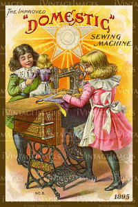 Sewing Trade Card 1895 - 13