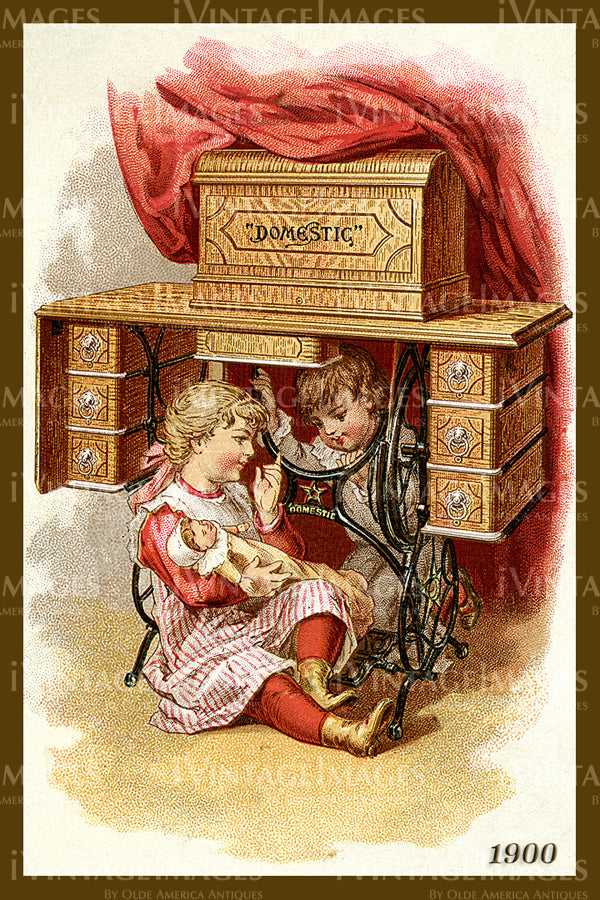 Sewing Trade Card 1900 - 14