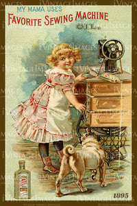 Sewing Trade Card 1885 - 15