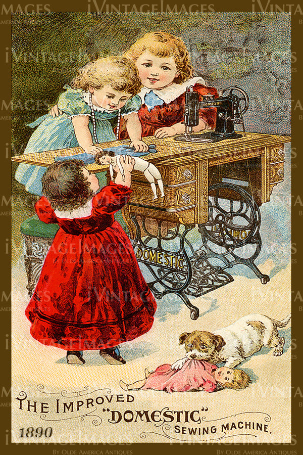 Sewing Trade Card 1890 - 16