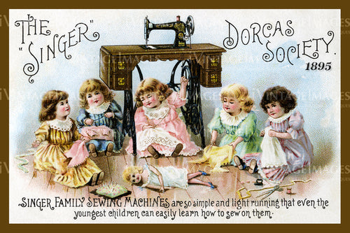 Sewing Trade Card 1890 - 35