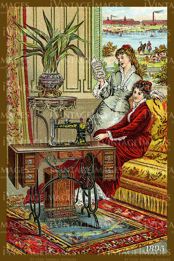 Sewing Trade Card 1895 - 54