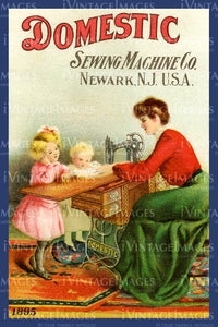 Sewing Trade Card 1895 - 60