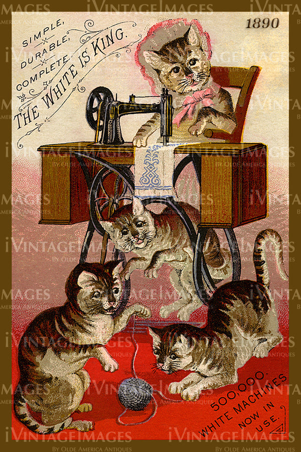 Sewing Trade Card 1890 - 66