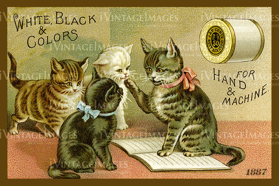 Sewing Trade Card 1887 - 70