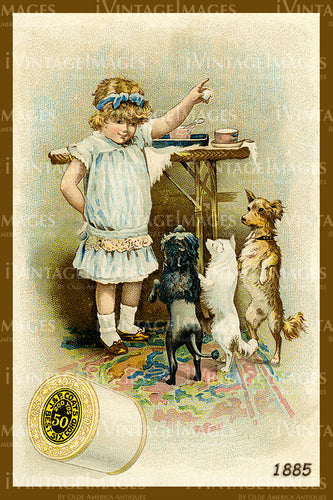 Sewing Trade Card 1885 - 76