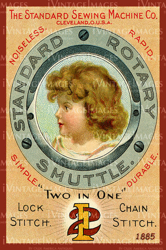 Sewing Trade Card 1885 - 90