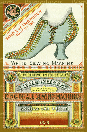 Sewing Trade Card 1885 - 94