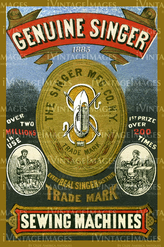 Sewing Trade Card 1885 - 96