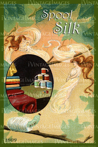 Sewing Postcard 1909 - 99