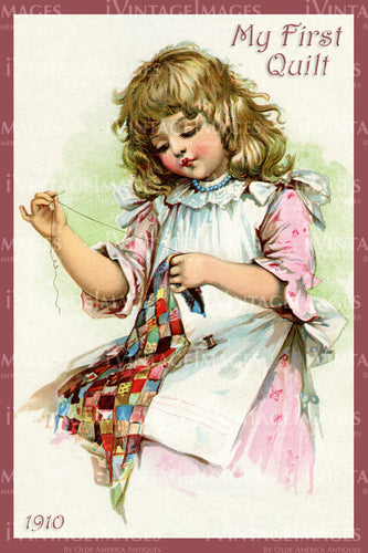 Sewing Trade Card 1910 - 133
