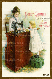 Sewing Trade Card 1902 - 140