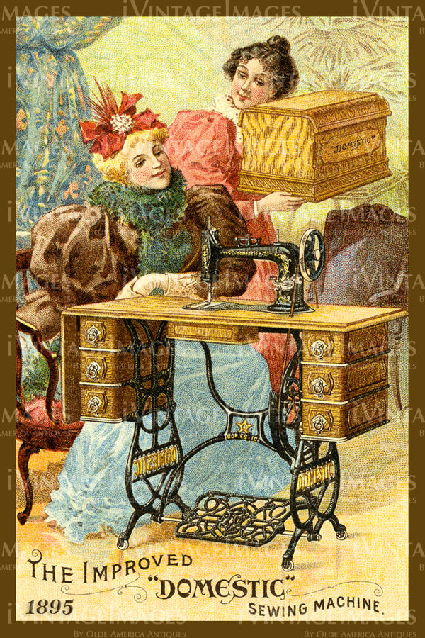 Sewing Trade Card 1895 - 141