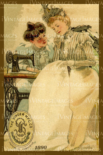 Sewing Trade Card 1890 - 144