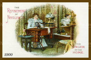 Sewing Trade Card 1900 - 145